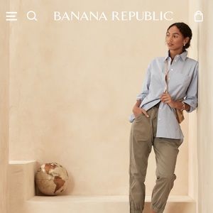 Banana Republic Oversized Poplin Shirt